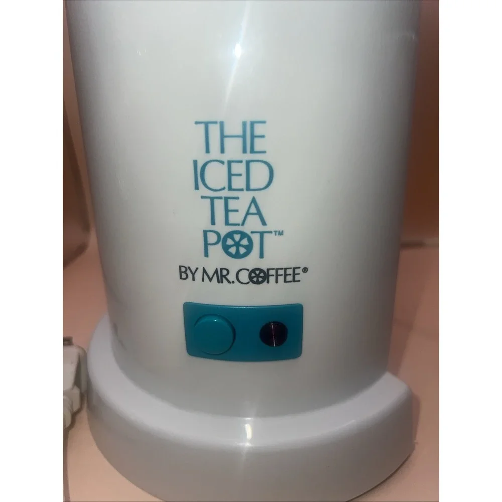 Mr.‎ Coffee Iced Tea Maker 2 QT TM1.7 Teal White Base Unit Only No Pitcher READ